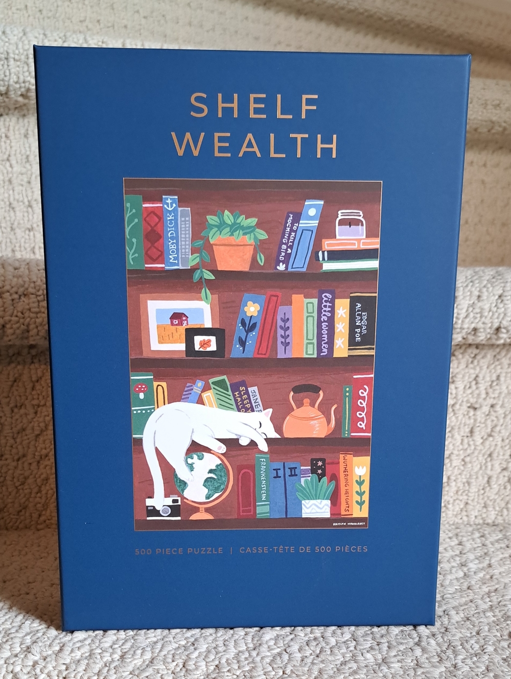 HOBBRY Shelf Wealth 500 Piece Jigsaw Puzzle. New!